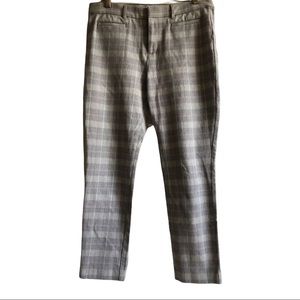Gap Plaid Signature Skinny Ankle Pants